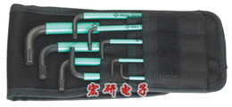 950 SPKL/9 SZ Hex Key Set, Imperial, BlackLaser